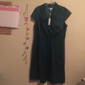 Formal Vintage Green/Teal Dress
